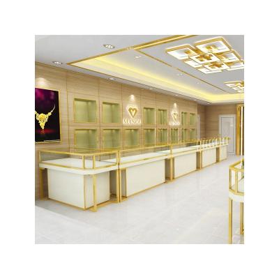 China Luxury One-stop Jewelry Showroom Service Interior Design, Gold Jewelry Showroom Design, Diamond Store Design for sale