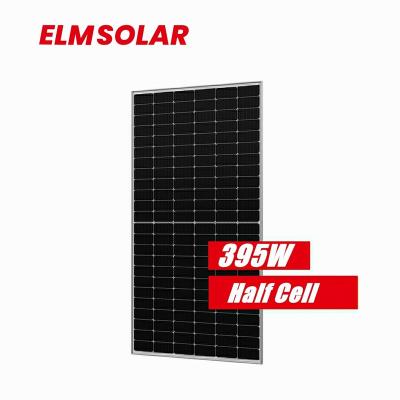 China Solar Power System monofacial  Perc half  cut cell 9bb solar panel hight quality 395watt 400watt  for home solar energy for sale