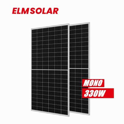 China Solar Home System ELM Factory N Type 120 Cell 300w 310w 330w Half Cell Mono Solar Power Panel For Home Solar System for sale