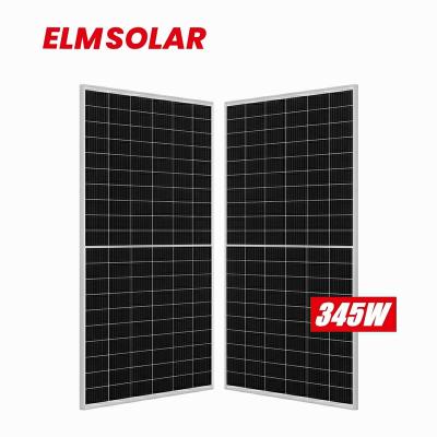 China Home System ELM High Efficiency Mono PV Solar Panel Mono Solar Panel Germany Solar Panels 300w 330w 345w Half Cells for sale