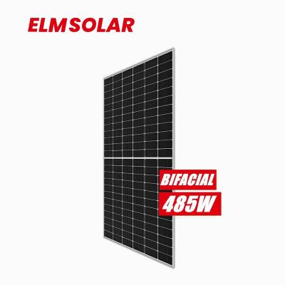 China ELM Solar Factory Direct Wholesale Clean Energy 188mm Half Cells 400w 450w 485w Bifacial Solar Panel For Sale for sale