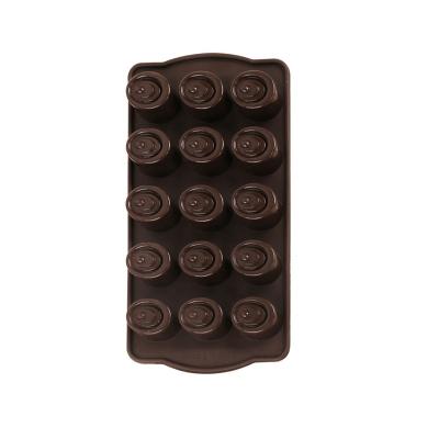 China Fondant Viable Non-Stick Silicone Mold Chocolate Silicone Star Shape Trays Candy Gingerbread Man Gift Mold Baking Tools for sale