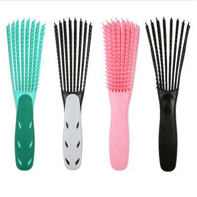 China Nondisposable Good Quality 8 Plastic Handle Vented Eight Row Octopus Comb for sale