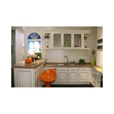 China PANEL Stylish And Classic Style Kitchen Cabinets Kitchen Furniture Equipment White Glossy Kitchen Cabinet for sale