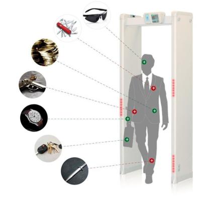 China Detector de metales fácil del escáner del cuerpo de la asamblea, paseo con zonas de detección del escáner 33 en venta