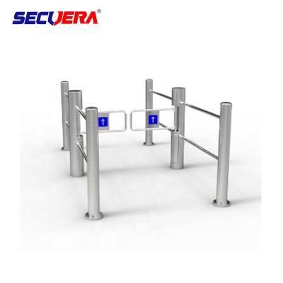 China Fingerprint and Slim Swing Turnstile Opener for office building turnstile barrier gate for sale