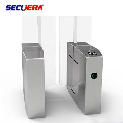 China Flap type automatic turnstile control board access control barcode wing turnstile for public transport for sale