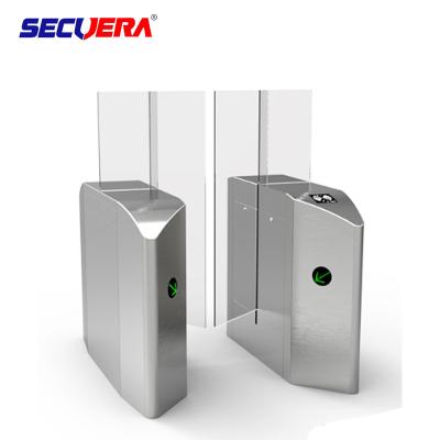 China optical smart pedestrian entrance Sliding barrier electronic turnstile barrier gate for sale