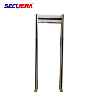 China walk through metal door ip55 waterproof frame detector security gate Single /6 /12/18 /33 Zones for sale