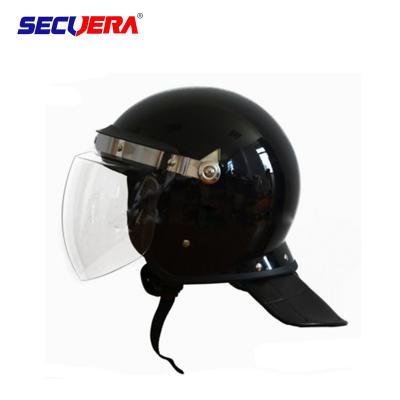 China ABS de Shell del casco del alboroto y PC antis negros del visera para el control de alboroto de la policía en venta