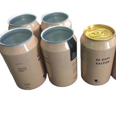 China Beverage customs LOGO 250ml 330ml 350ml 355ml 473ml 500ml aluminum cans wholesale supplier with easy open ends for sale