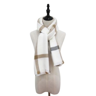 China Wholesale European American Plaid Scarf Other Scarves Winter Warm Scarf For Women for sale