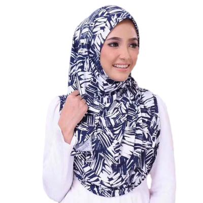 China Hot Custom OEM Multi Color Fan Hijab Female Polyester Woven Logo African Head Scarf for sale