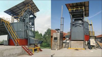 China Efficiency Organisch Afval die Machine Gesloten Compostbioreactor bemesten Te koop