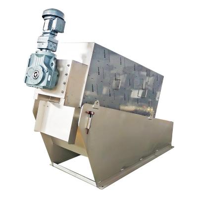 China Dewatering Multi Disc Screw Press Stacked Screw Sludge Dehydrator System en venta