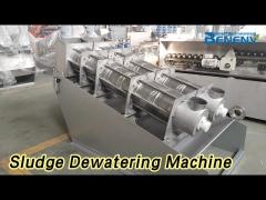 Multi Disc Sludge Dewatering Machine Screw Filter Press For Wastewater