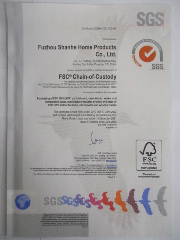 FSC - Fuzhou Shanhe Home Products Co., Ltd.