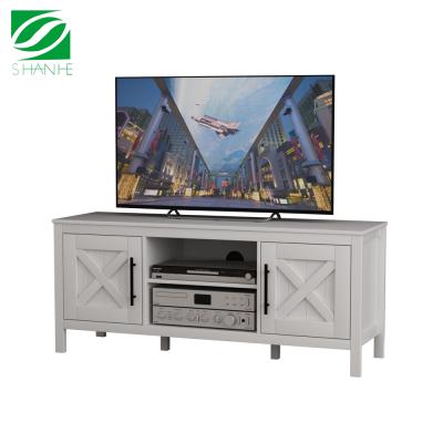 China shanhe solid wood white nordic furniture tv stand with table , mdf tv unit for sale