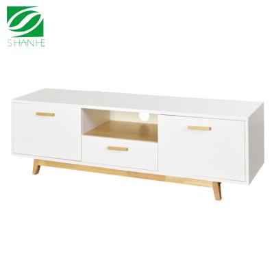 China Modern Solid Wood Shanhe Living Room TV Stand Sideboard for sale