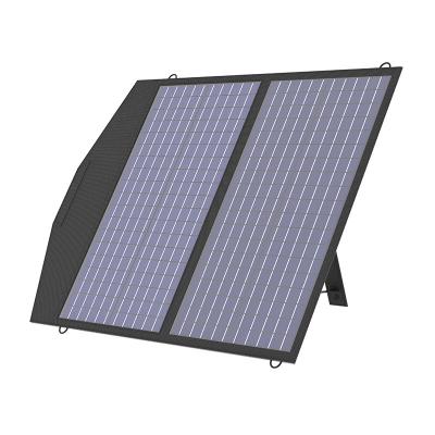 China 60w Monocrystalline Silicon Portable Solar Panel Folded Bag 156.75mmx156.75mm for sale