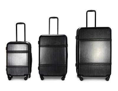 China Wholesale ABS Suitcase 4 Wheels ABS+PC Set Trolley Luggage for sale