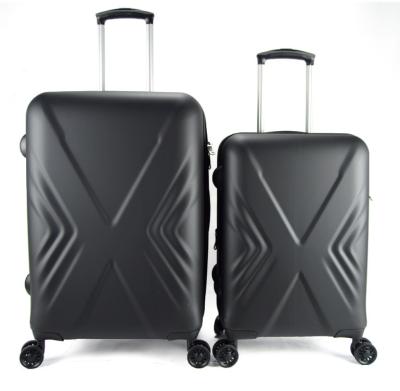 China Luxury ABS Shell Suitcase Luggage Set Hard PC Hardcase Suitcase Light Weight Traveling Bags Pick Up Luggage Suitcase Set 3pcs for sale