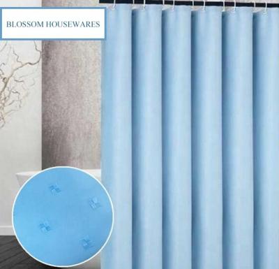 China Sustainable Home Using Polyester Shower Curtain With Jacquard Curtain Design for sale