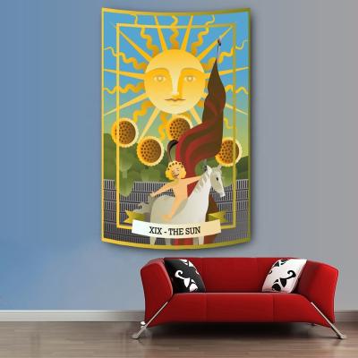 China Modern beauty and beast of tarot deck of tarot cards. design printing wall hanging tapestry for sale