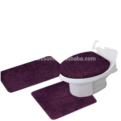 China Durable Stylish Polyester Anti-Slip Modern Bathroom Collection Carpet for sale