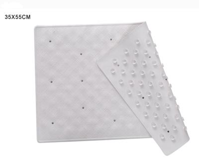 China Nice Sustainable Slip Free Fashion Natural Rubber Bath Mat for sale