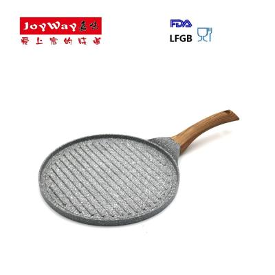 China Viable Crepe Pan Aluminum Beef Fry Pan from Ejoyway Griddle for sale