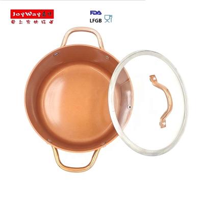 China Feature Environmentally Sustainable Non Stick Sauce Pot With Induction for sale