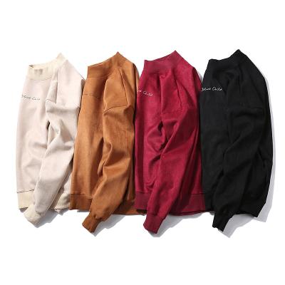 中国 Waterproof Letter Embroidered Custom Oversized Men's Clothing Hooded 100% Cotton Sweatshirt 2021 High Quality Crewneck Sweater Printed 販売のため