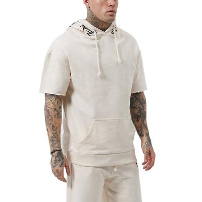 中国 Short sleeve shorts 2021 fashion embroidered hoodie men's casual suit street shoppers QUICK DRY 販売のため