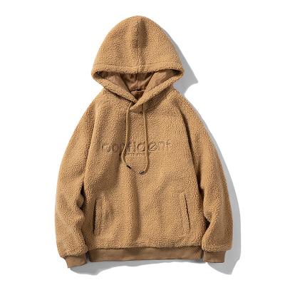 中国 New Fashion Mens Lambswool Sweatshirts Hoodies Breathable Wholesale Hooded Crewneck Sweatshirts Unisex Hoodie 販売のため