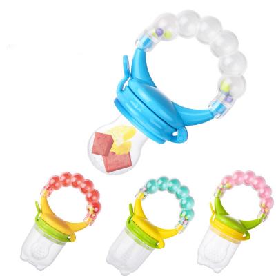 China BPA Free Nipple Nipple Rubber Fruit Bell Teat Soothe Baby Food Grade Soother BPA Free Fresh Fruit Juice Feeder Nipple for sale