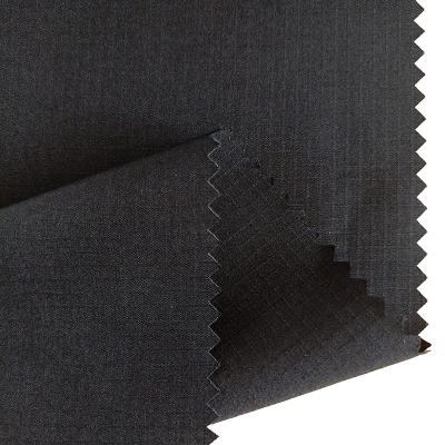 China Excellent Quality 100% Recycled Polyester Fabric 300T 0.3cm Breathable Two Line Grid Pongee Cloth for sale