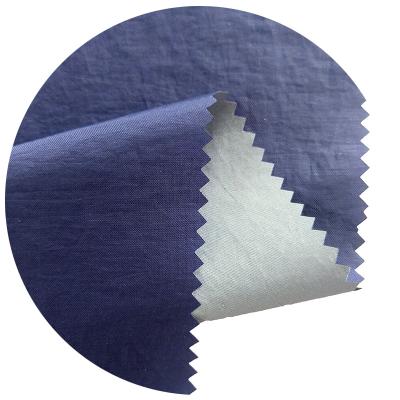 China Coat Spring Cloth Ply Fabric 210T Milky Waterproof And Polyurethane Coated Nylon Fabric for sale