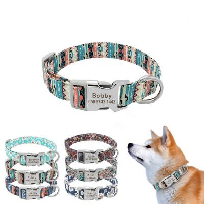 China Factory Factory Wholesale Dog Training Collar Viable Soft Metal Buckle Collar Retractable Pet Collar for sale