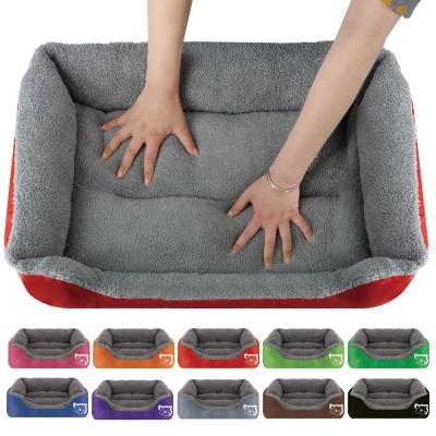 China Custom Hot Selling Pet Dog Sofa Pet Bed Amazon Pet Supplier Dual Function Double-Sided Travel Accessories Breathable Bed for sale