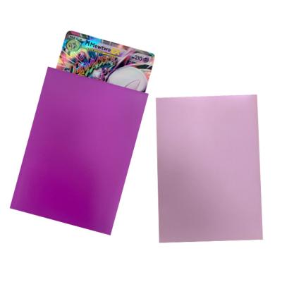 China High Quality Fine-grinding Sand Card Sleeves Matte Gaming Sports Yugioh Hologram Card Holder Packaging Custom Printing Plastic Trading for sale