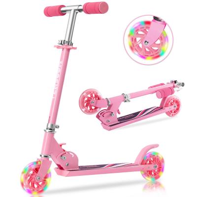 China PU Scooters For Kids 2 Wheel Folding Kick Scooter For For Kids 3 To 14 Years Old for sale