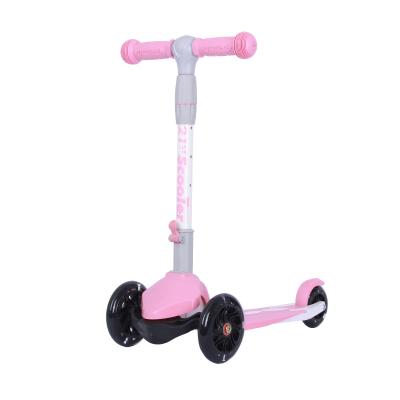 China PU Wheels Kids 110mm Big Wheels Kick Scooter 100% Aluminum Foldable Adult Scooters / Rubber Wheels for sale