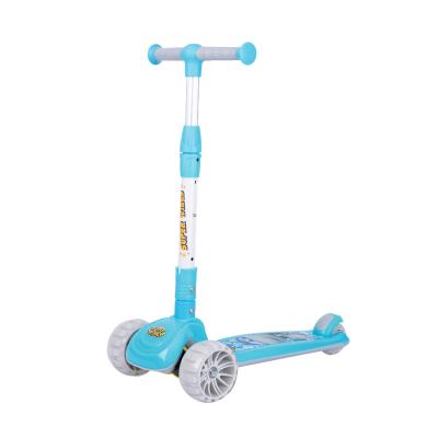 China PU Wheels Kids 110mm Big Wheels Kick Scooter 100% Aluminum Foldable Adult Scooters / Rubber Wheels for sale