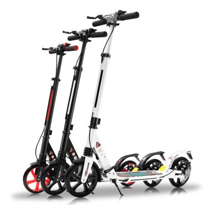 China Youth Adult Scooter Best Performance Scooter Folding Adult Kick Scooter With Double Suspension Disc Brake for sale