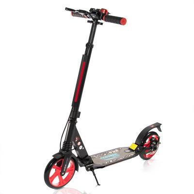 China 2 Wheel Adjustable Kick Folding Young Adults Foldable Scooter For Sale for sale