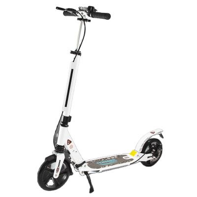 China Youth Kick Scooter For Adult Foldable Big Wheel With Hand Brake And Disc Brake for sale