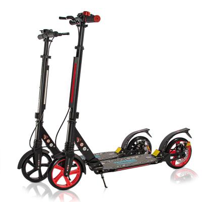 China New Folding Youth Scooter 2 Wheel Kick Scooters Big Foot Adult Scooter Wheels for sale