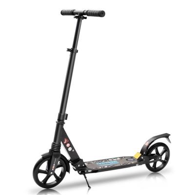 China High Quality Two Wheel Youth Good Selling Portable Foldable Adult Black Foldable Scooter for sale