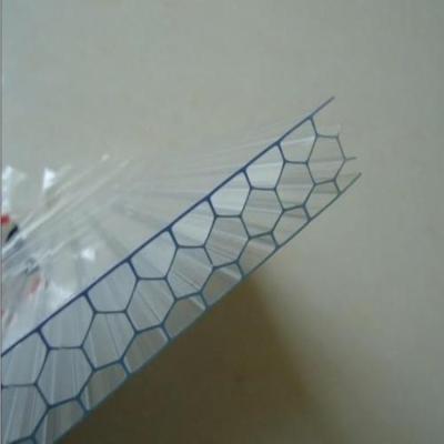 China Eco-friendly UV Resistant Plastic Hollow Polycarbonate Honeycomb Panel For Greenhouse Roofing for sale